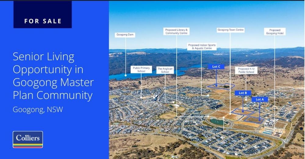 Colliers selling senior living site in master planned community near Canberra post image
