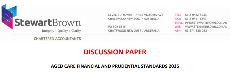 StewartBrown: Aged Care Quality and Safety Commission's liquidity standards modelling out of date post image