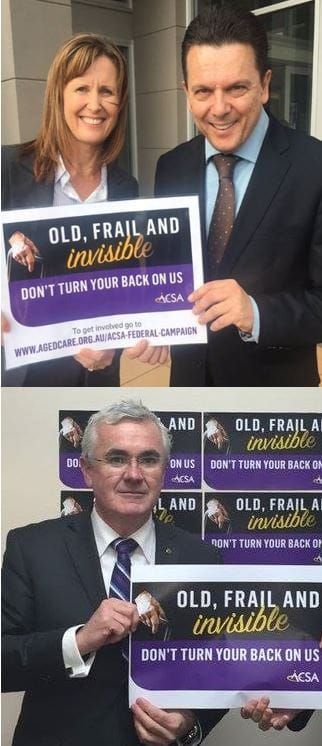 ACSAs Old, Frail and Invisible campaign pays off post-Election post image