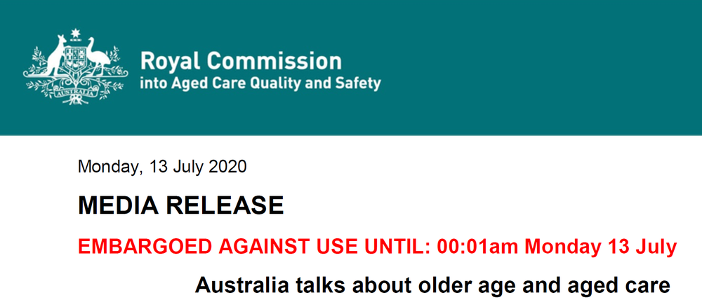 Damning research, media release and summation by the Commissioners post image