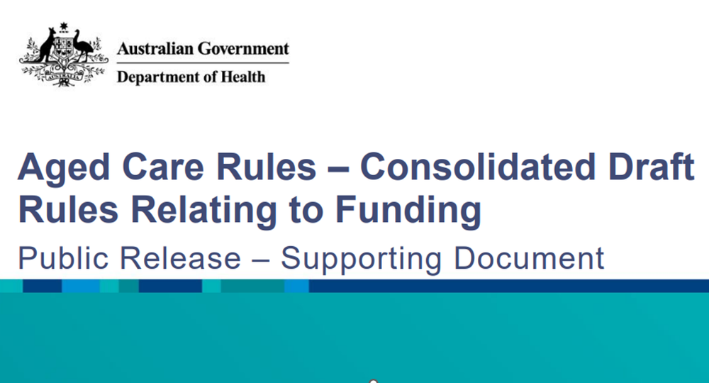 DoHAC releases second draft of funding rules for new Aged Care Act post image
