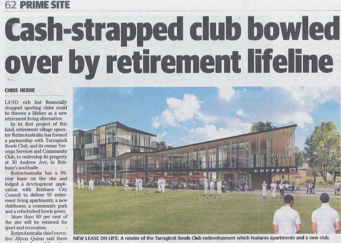 Brisbane Council scraps plans for villages and aged care on sports land over “community controversy” – RetireAustralia and Aura hit post image