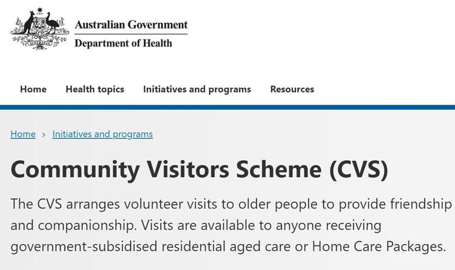 Providers asked to refer isolated people in their care to the Community Visitors Scheme (CVS) post image
