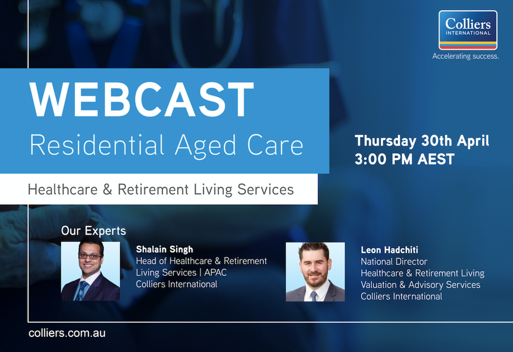 Colliers International Residential Aged Care Webcast post image