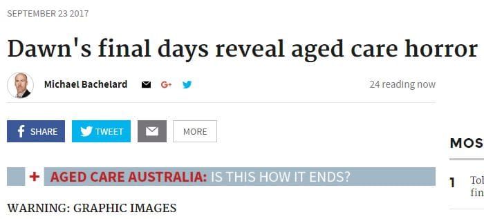 Fairfax media coverage spreads to aged care post image