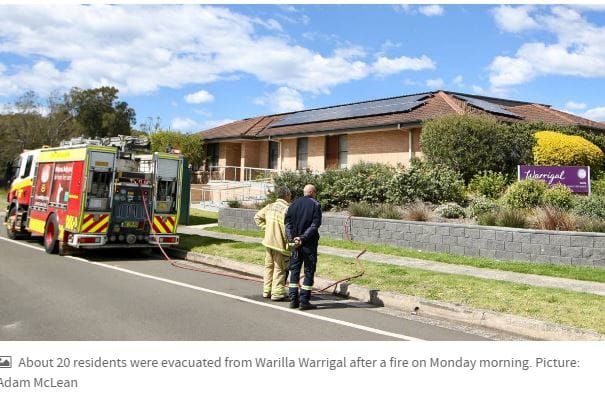 Roof fire sees residents evacuated from Wollongong retirement village​ post image