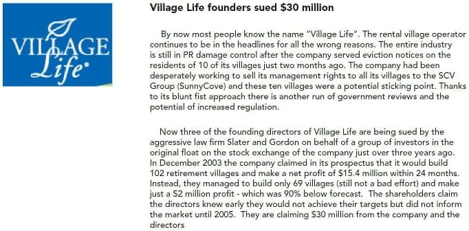 Sorry saga of rental villages in Australia post image