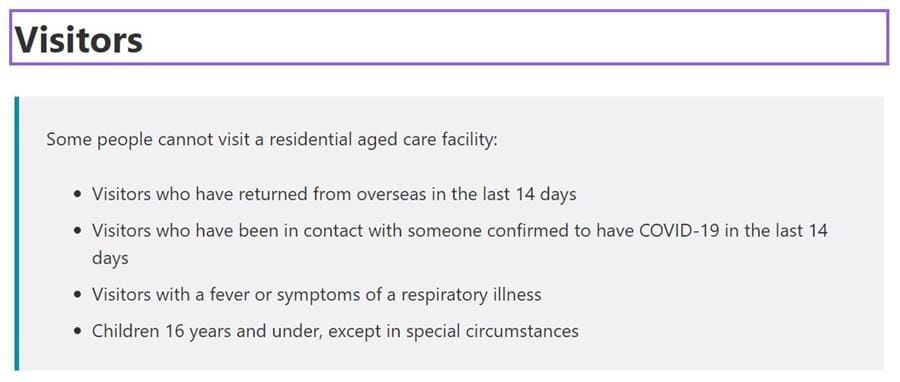 Federal Government two visitors per day restrictions – but South Australia and Tasmania both cut off access for public post image