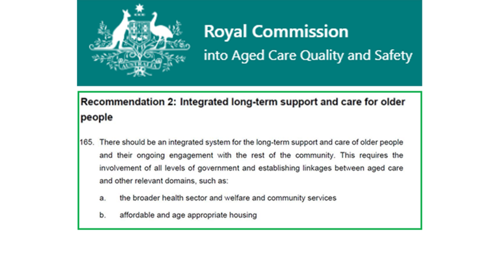 Royal Commission spells out 2021/22 retirement village strategy post image