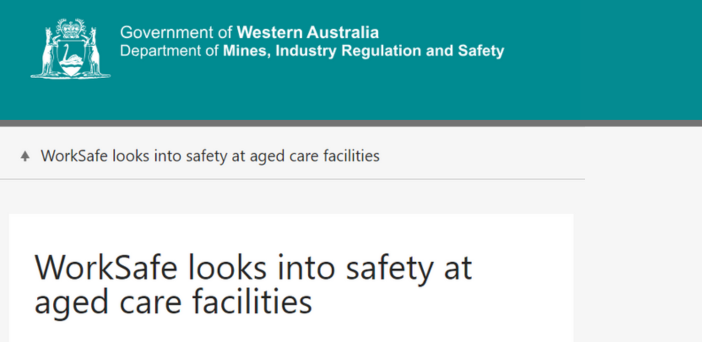 WorkSafe WA reviews work, health, and safety issues in aged care post image