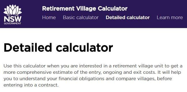 NSW Fair Trading releases new retirement village fee calculator – and inquiry dates for community consultations post image