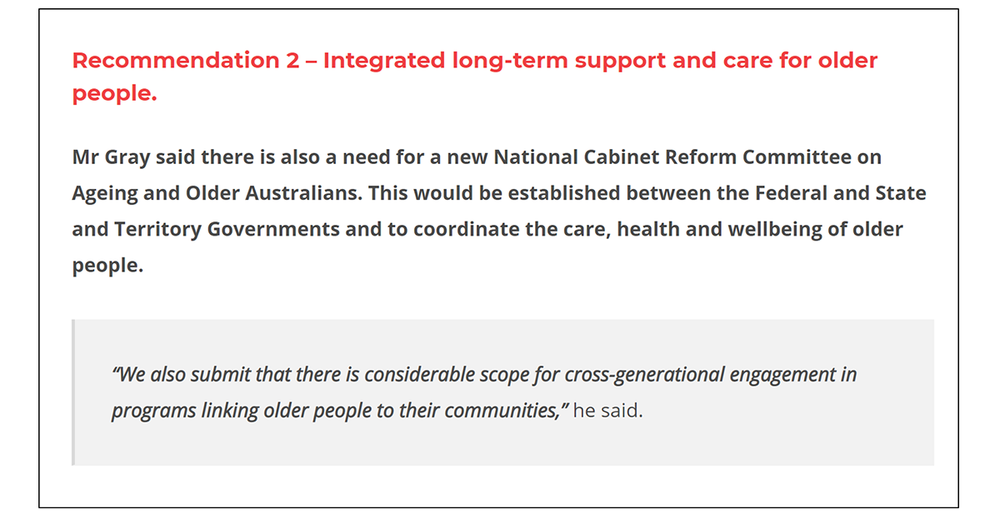 Royal Commission village opportunity real – if we act as a sector now post image