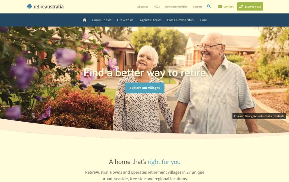 Customers first: RetireAustralia launches new consumer-centric website post image