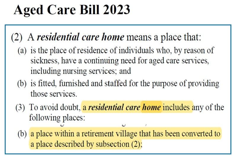Retirement village care ambitions under threat post image