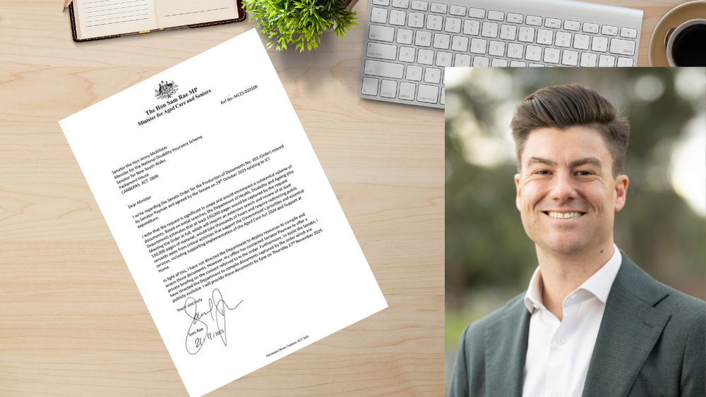 Aged Care Minister Sam Rae offers “private briefing” after refusing to release documents post image