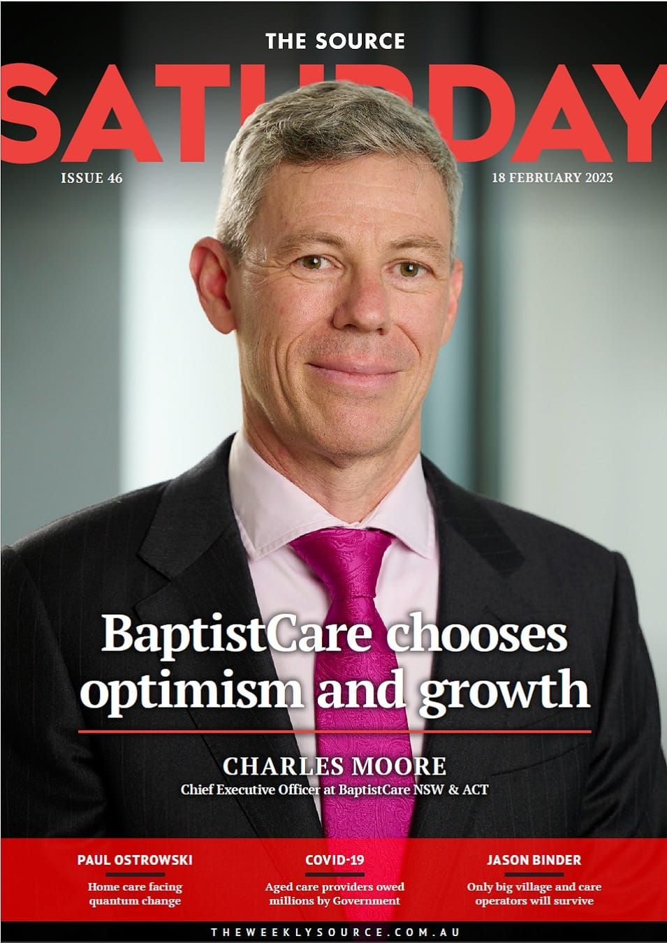 ISSUE 46 - Charles Moore, CEO BaptistCare NSW & ACT