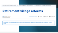 Law firm flags key change to VIC’s Retirement Villages Act post image