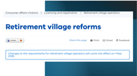 Law firm flags key change to VIC’s Retirement Villages Act post image