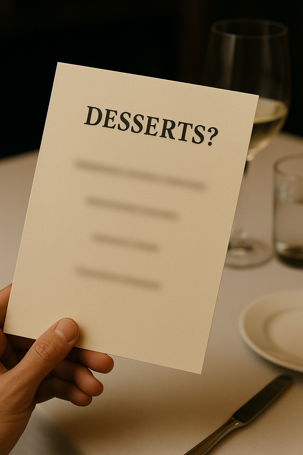 The Dessert That Should Have Been a Starter