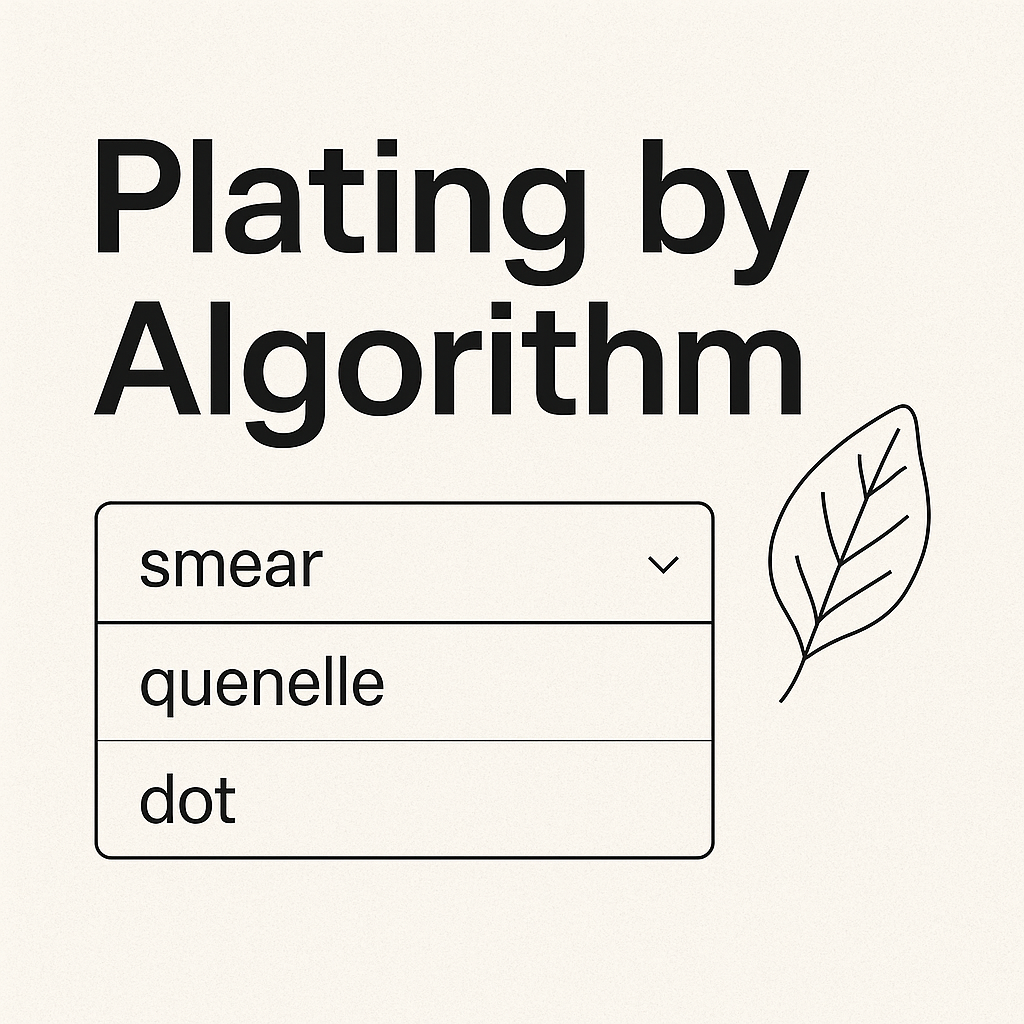 Plating by Algorithm