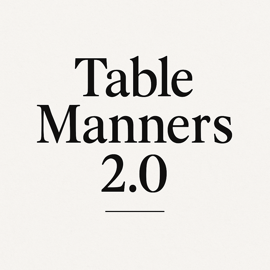 Table Manners 2.0