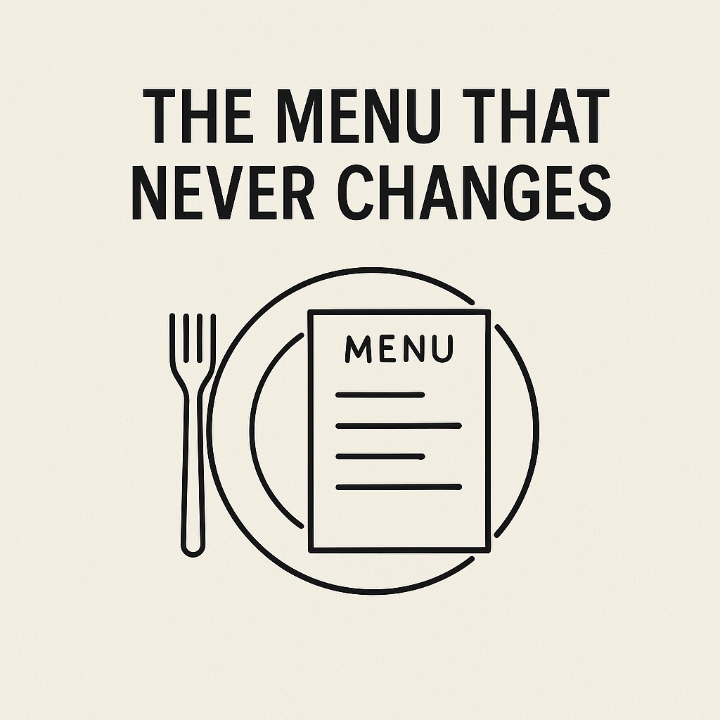 The Menu That Never Changes