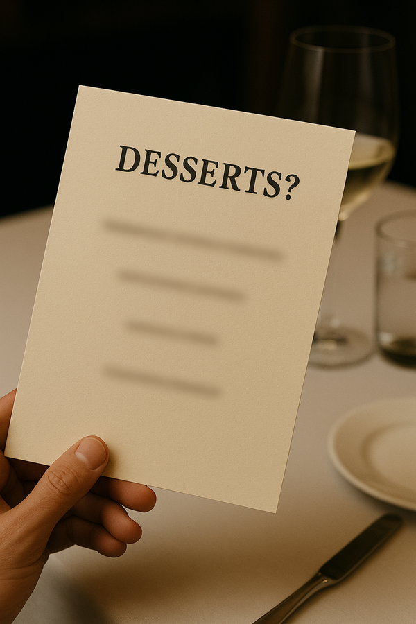 The Dessert That Should Have Been a Starter