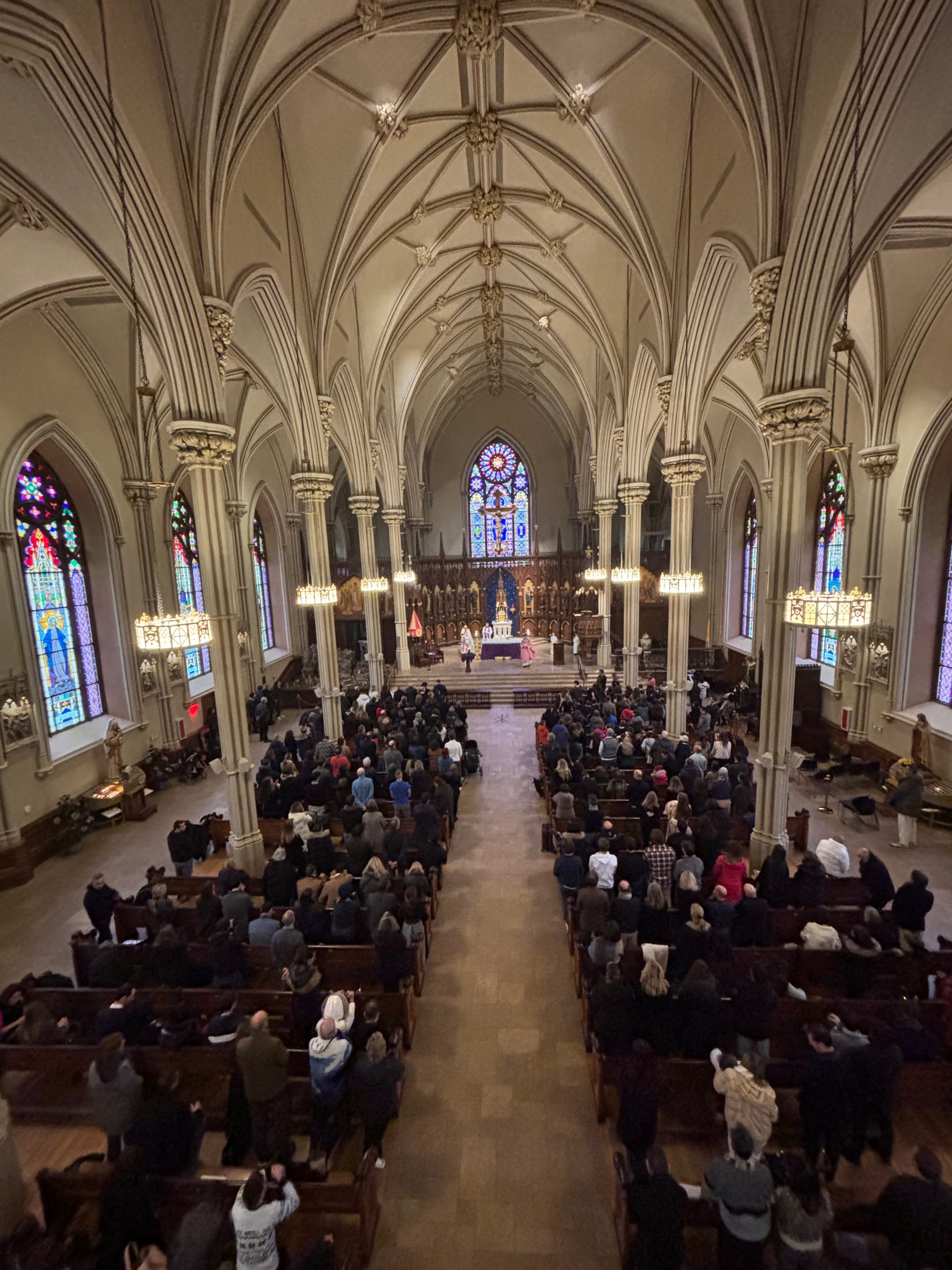 Italian Mass Basilica of St. Patrick's Old Cathedral