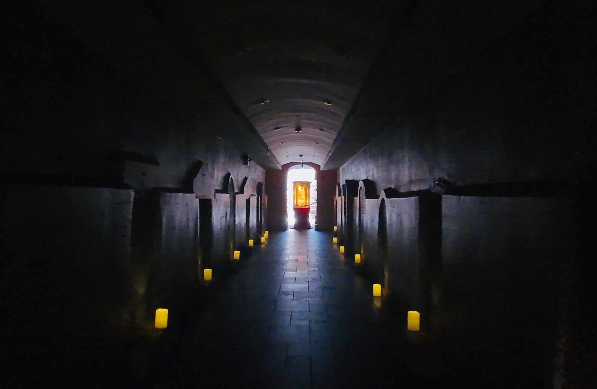 Catacombs of the Basilica of St. Patrick's Old Cathedral center corridor