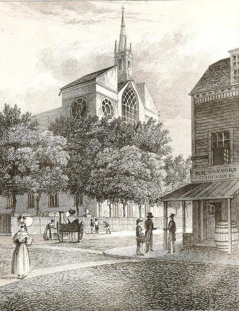 Old St. Patrick's Cathedral New York 1815