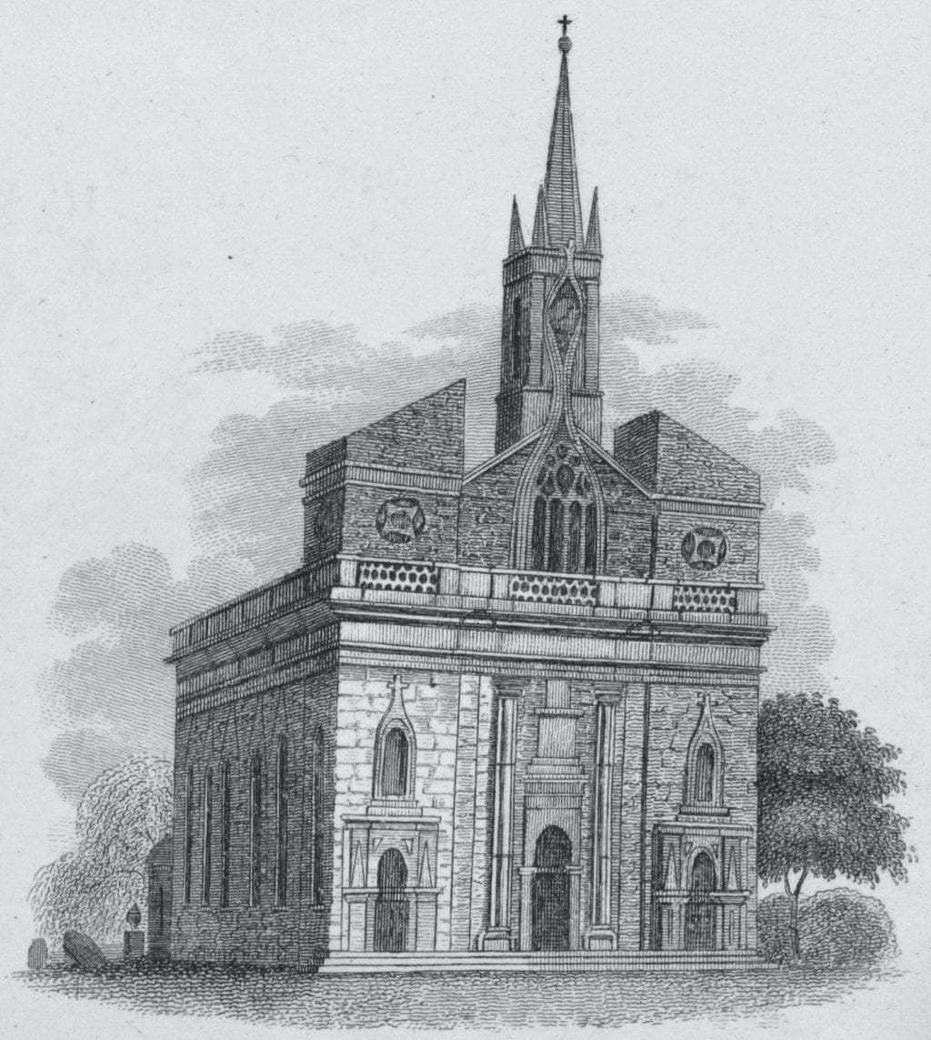 Old St. Patrick's Cathedral Mott Street NYC 1831