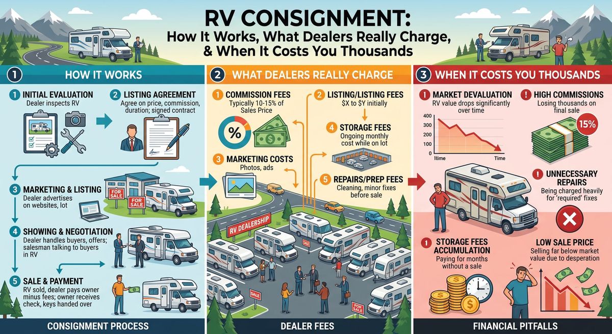 RV Consignment: How It Works, What Dealers Really Charge, and When It Costs You Thousands