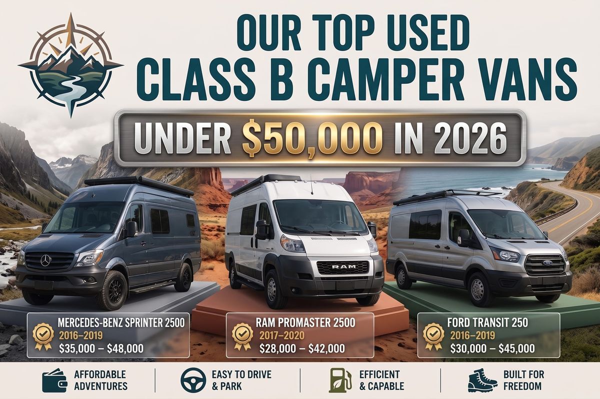 Best Used Class B Camper Vans Under $50,000 in 2026: Top Models, Chassis, and Buyer's Guide