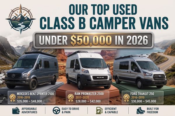 Best Used Class B Camper Vans Under $50,000 in 2026: Top Models, Chassis, and Buyer's Guide