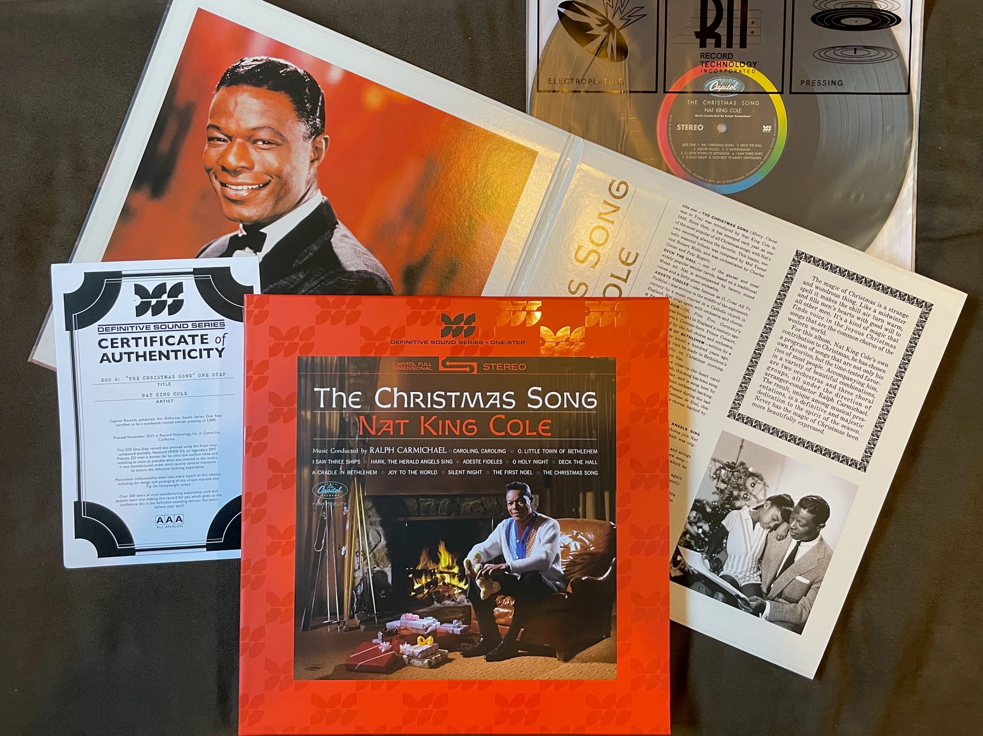 Contents of the Nat King Cole DSS one-step.