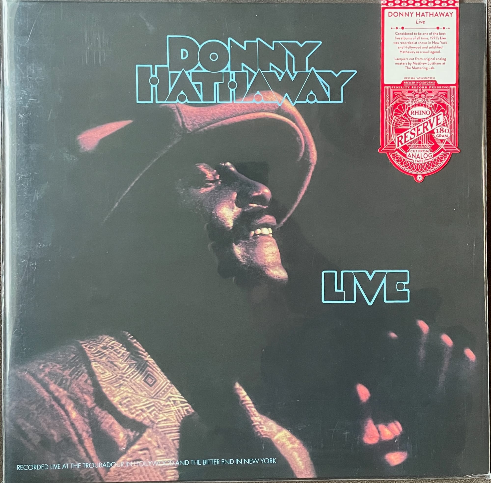 Cover art for Donny Hathaway.