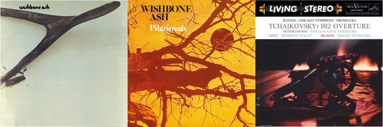 Cover art for Wishbone Ash and Fritz Reiner & the Chicago Symphony Orchestra.