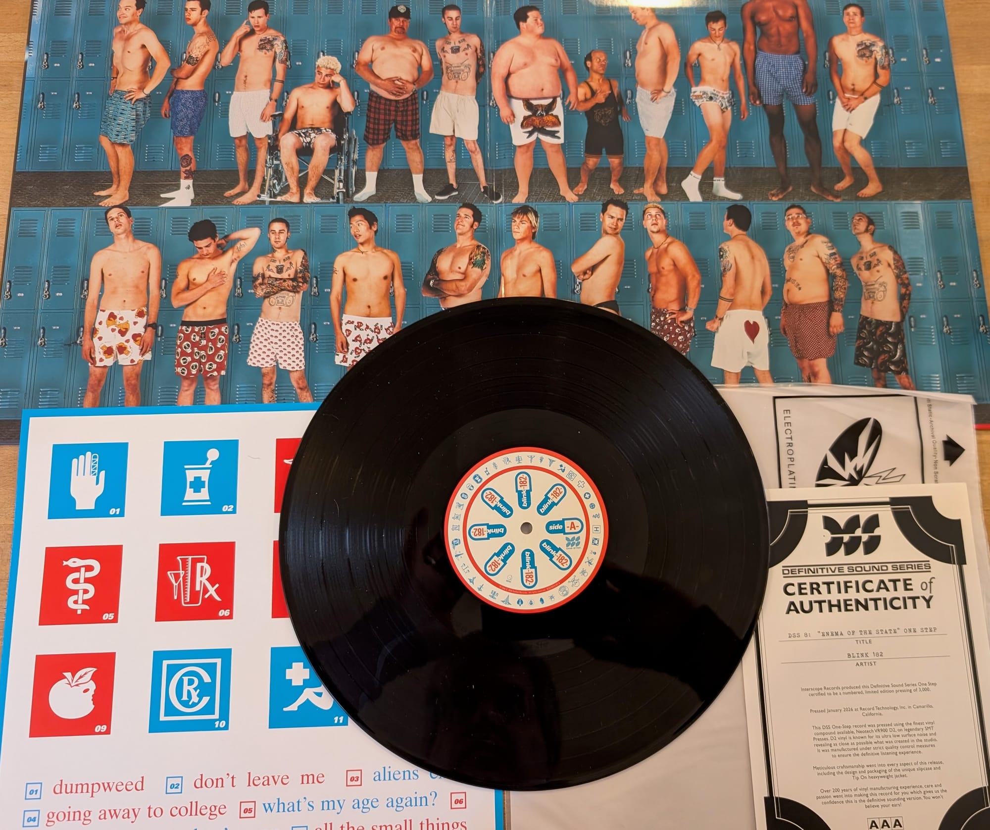 Contents of the DSS pressing of Enema of the State.