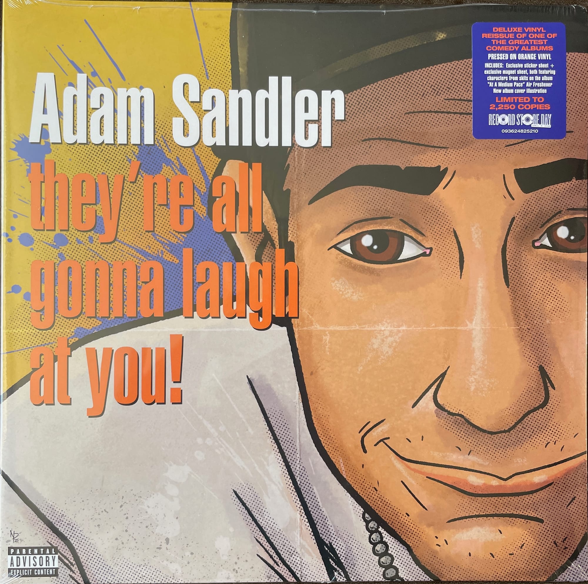 Cover art for Adam Sandler.