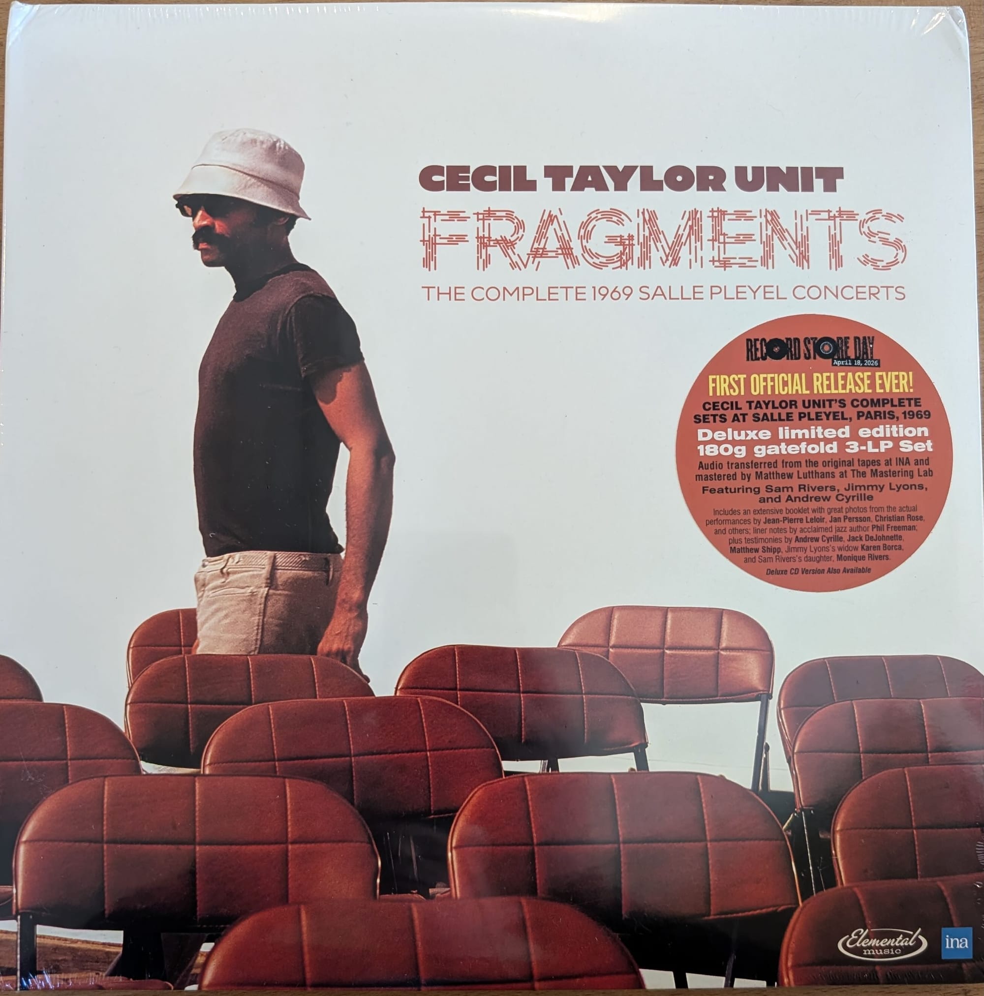 Cover art for Cecil Taylor Unit.