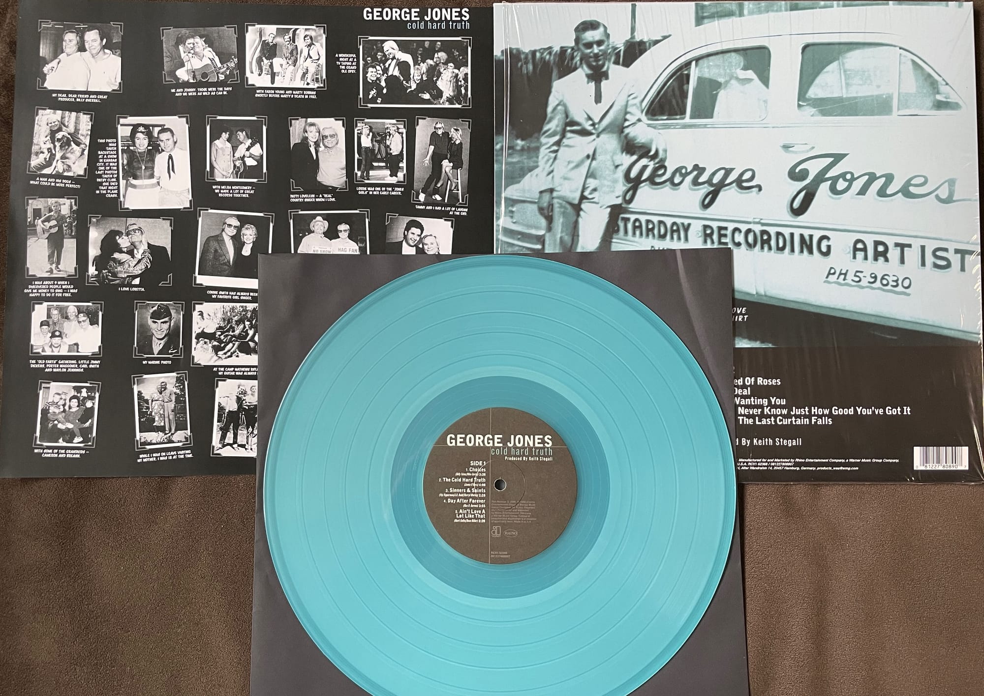 Insert, back cover, and disc for George Jones.