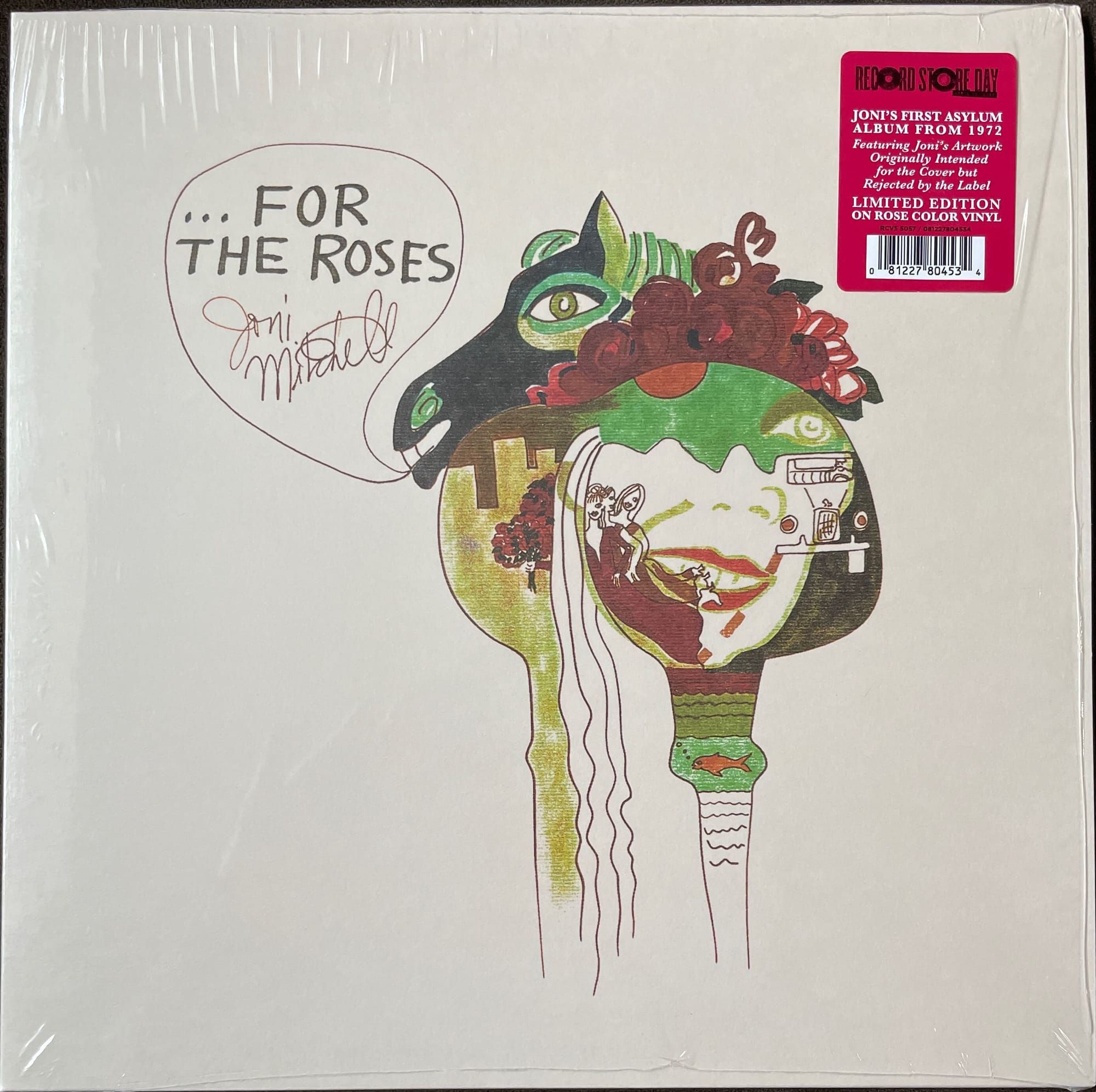 Cover art for Joni Mitchell.