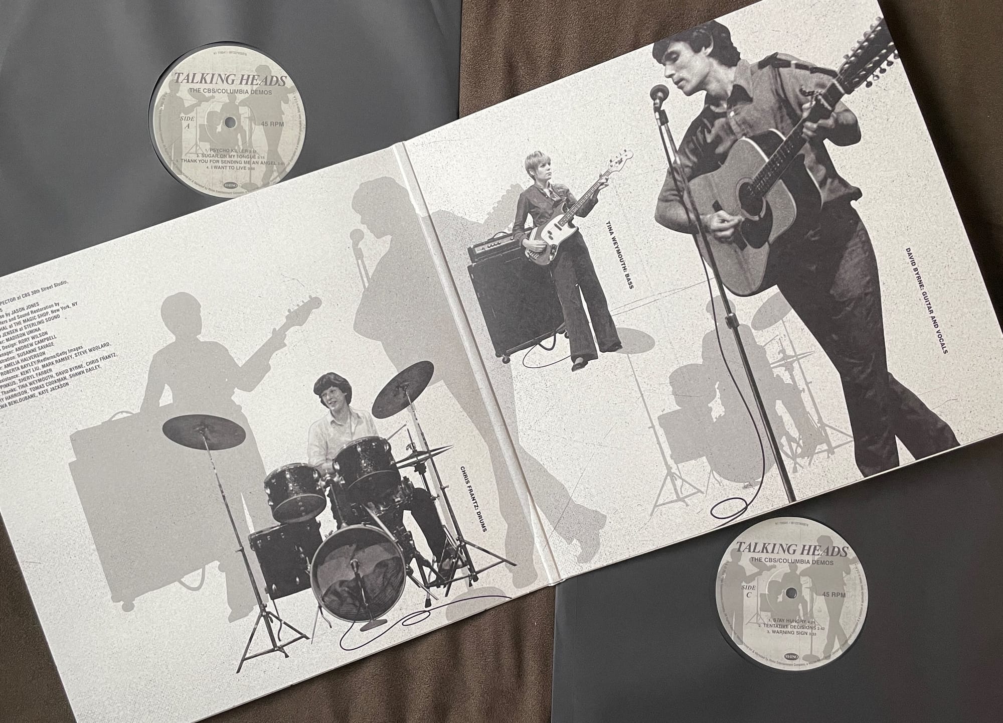 Gatefold and discs for Talking Heads.