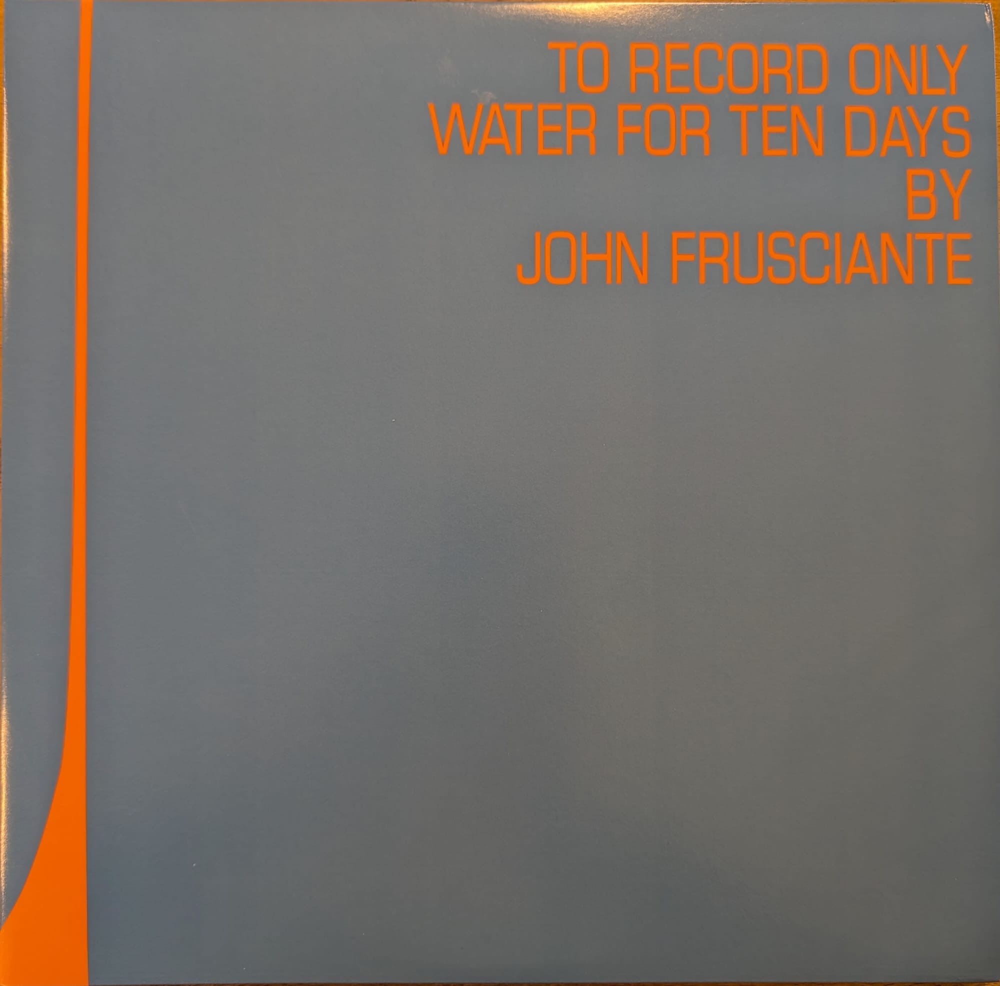 Cover art for John Frusciante.