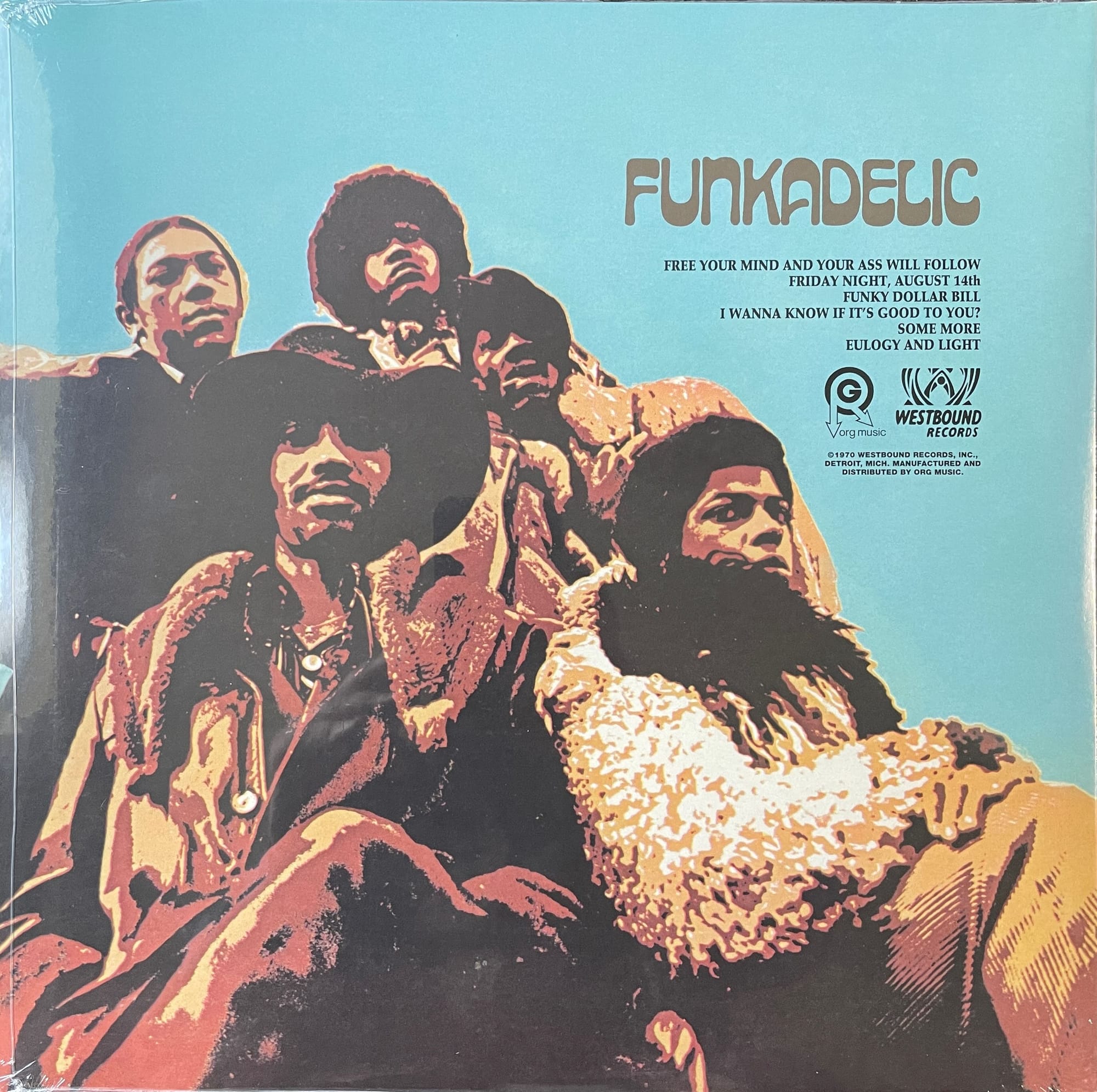 Back cover of Funkadelic.