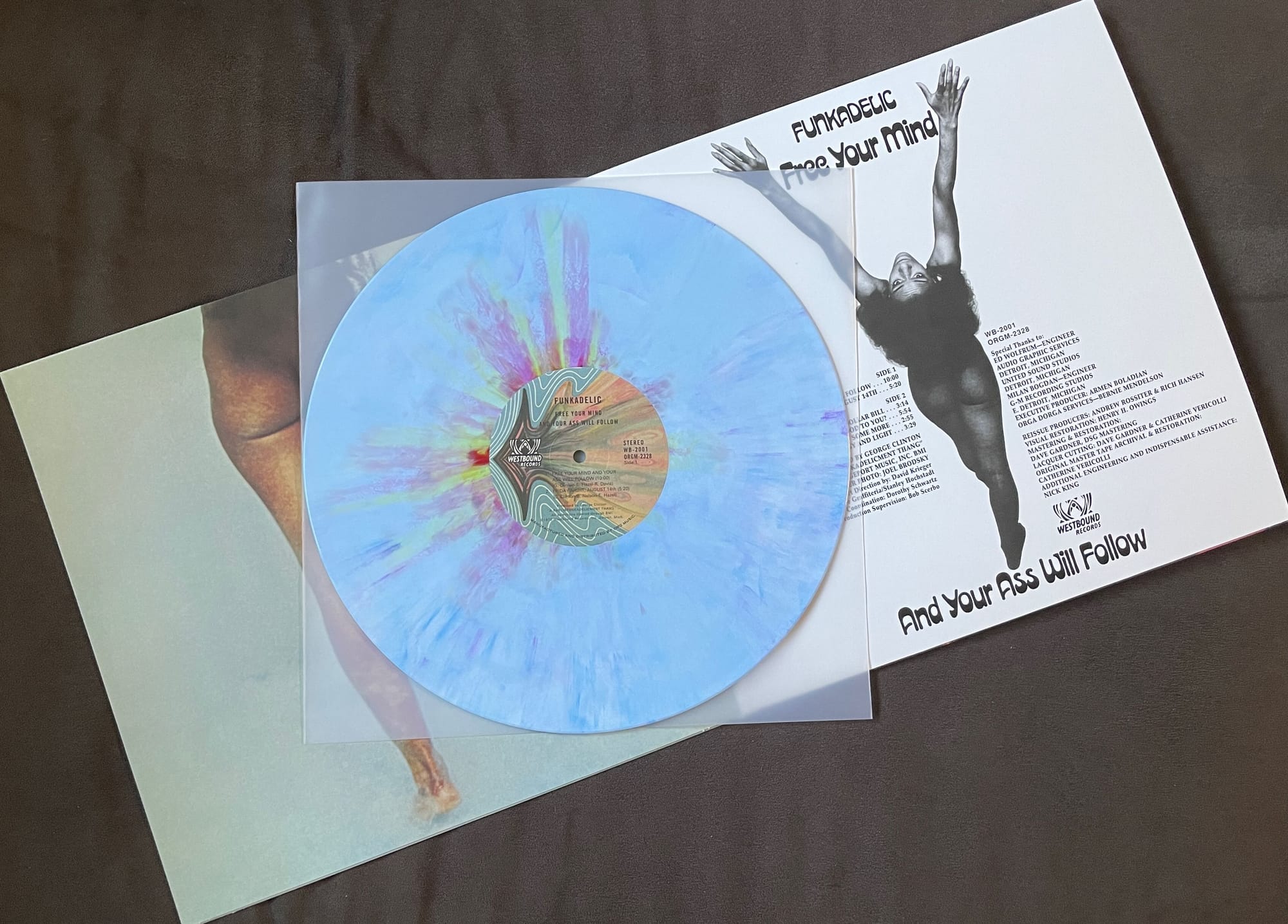 Inner gatefold and disc for Funkadelic.