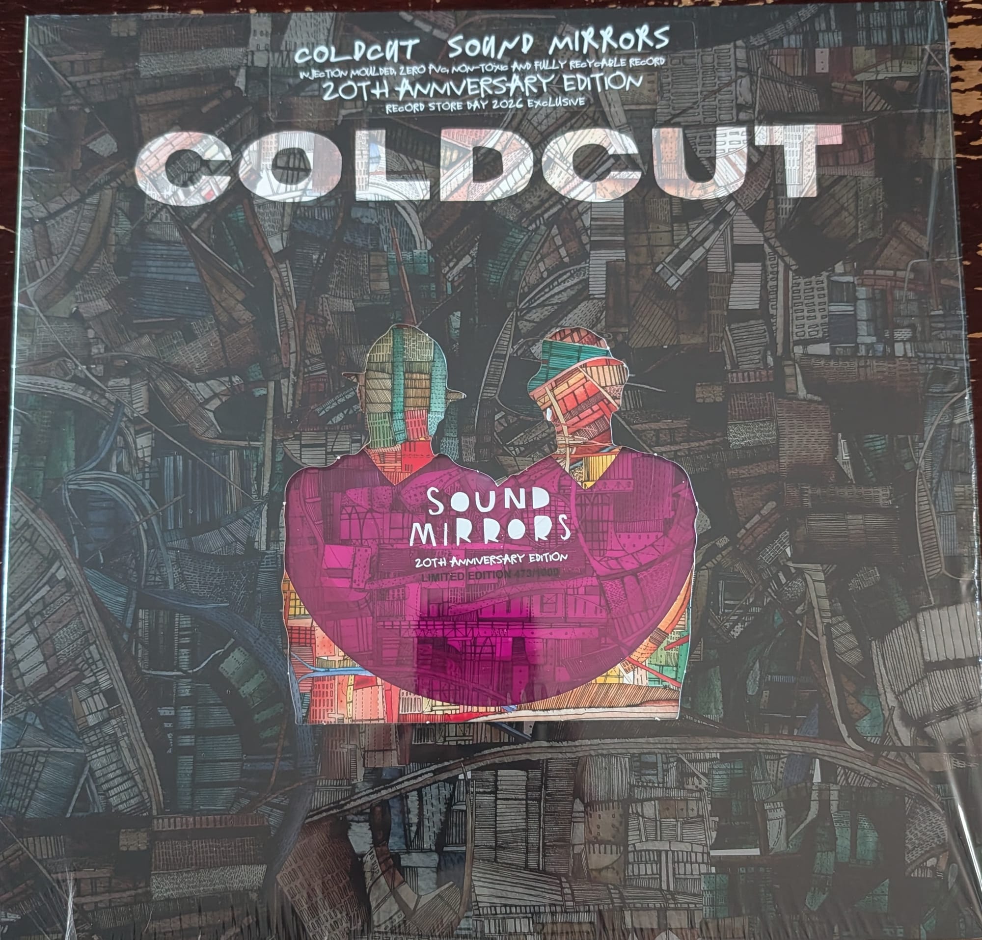 The front cover of Coldcut's Sound Mirrors album