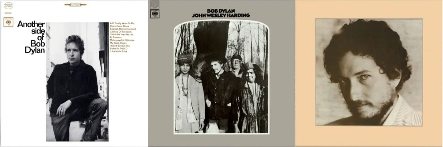 Cover art for Bob Dylan.