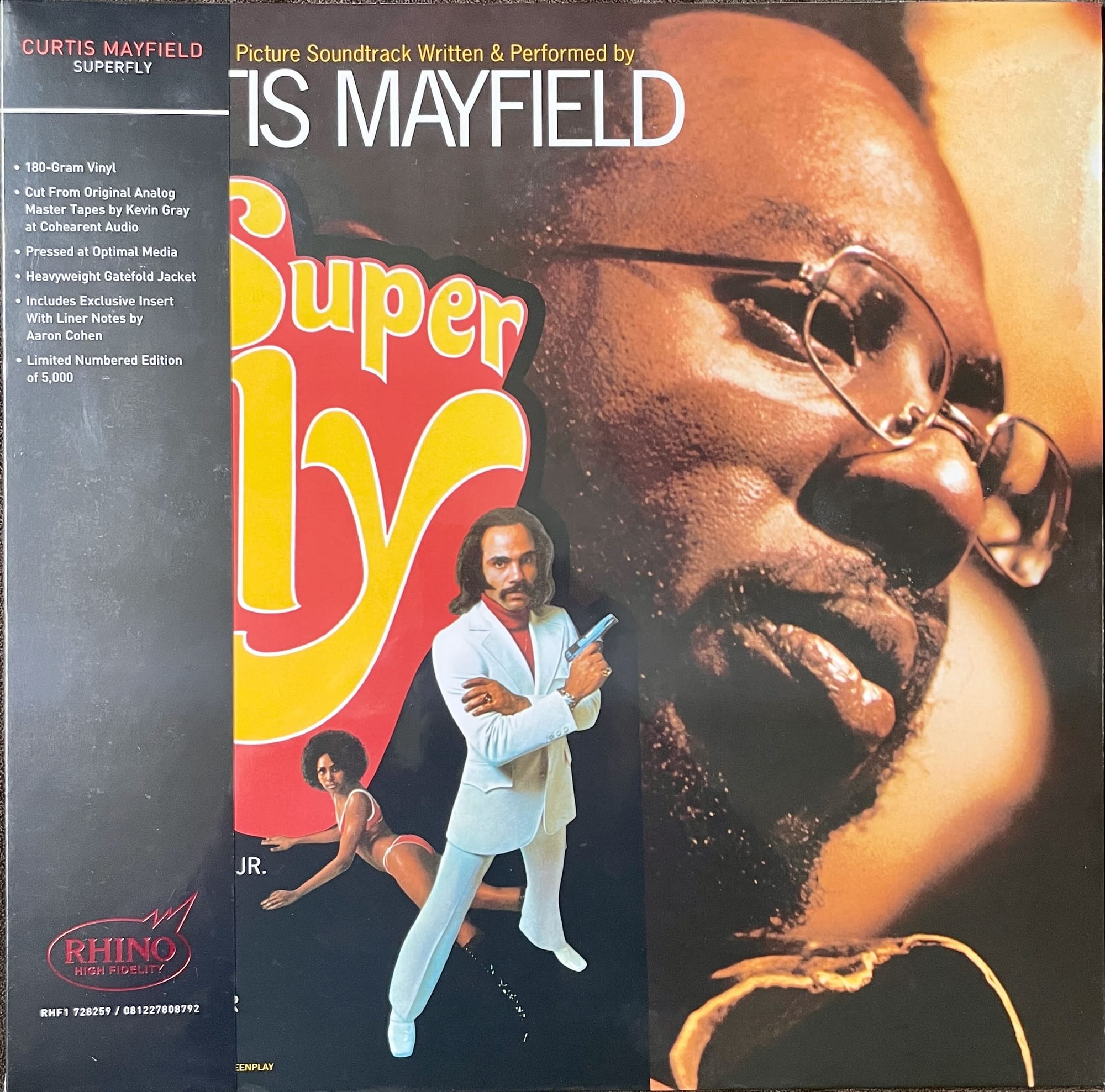 Cover art for Curtis Mayfield.