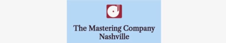 Logo for The Mastering Company.